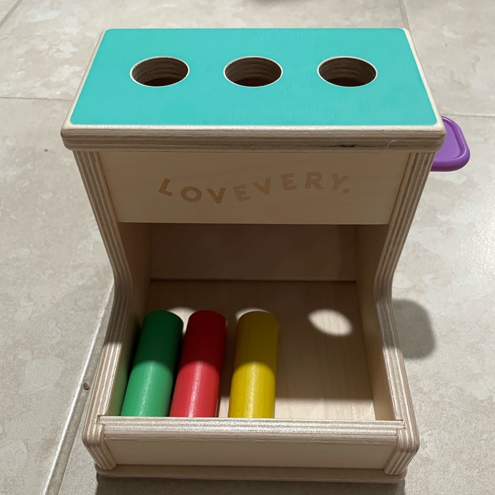 Lovevery Wooden Peg Drop for Thinker kit
